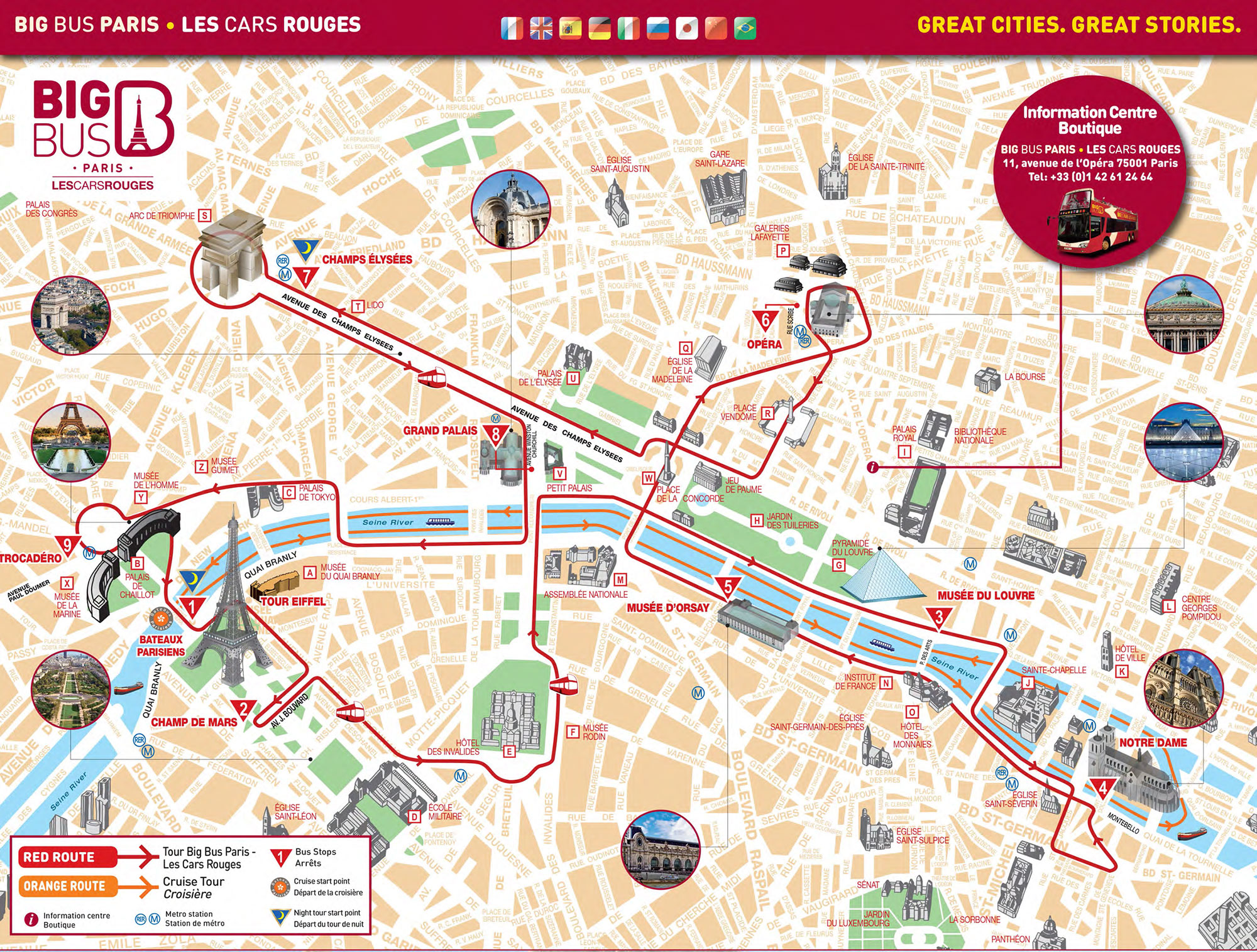 plan de paris touristique - Image